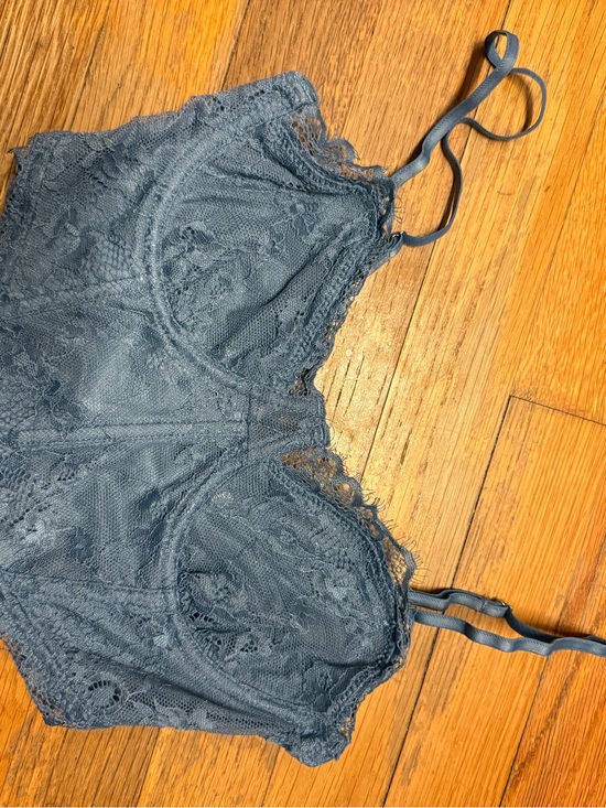 Forever 21 Other - Lace corset Crop Top in Dusty Blue - Women's Intimates